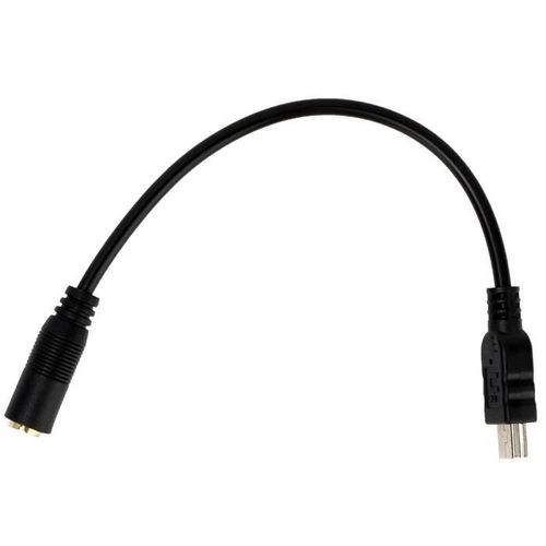 Cable adaptateur mini USB à 3,5 mm tripolaire audio jack microphone pour caméra GoPro