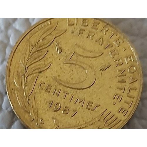 Pièce De 0,05 Centimes De Francs Marianne