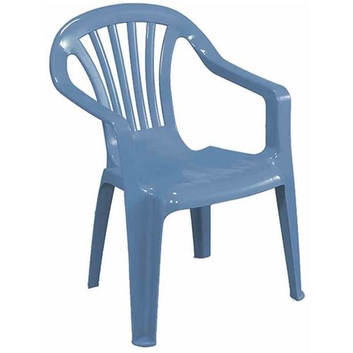 Chaise De Jardin Empilable Pour Enfants Bleu Clair