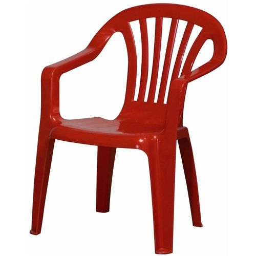 Chaise De Jardin Empilable Pour Enfants Rouge