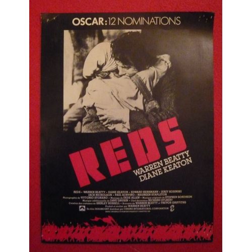 Affichette Du Film Reds (1980) ¿ Warren Beatty 