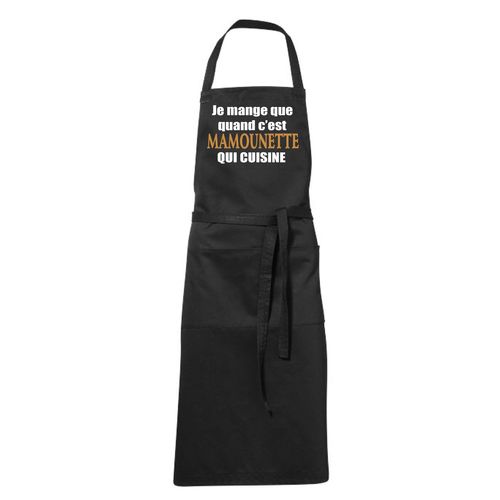 Tablier Humoristique De Cuisine Que Quand C'est Mamounette Très Belle Qualité