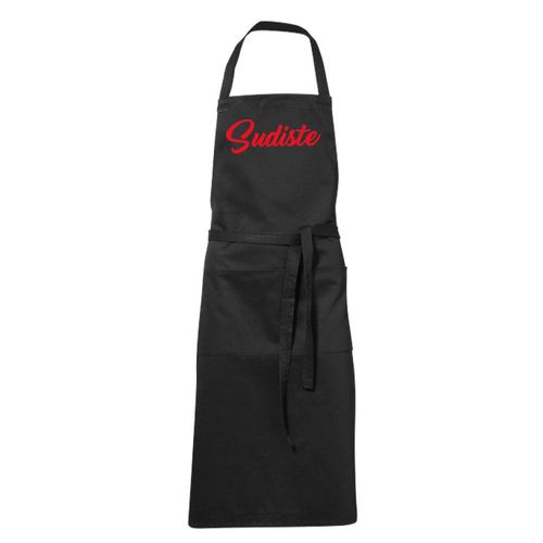 Tablier Humoristique De Cuisine Noir Sudiste