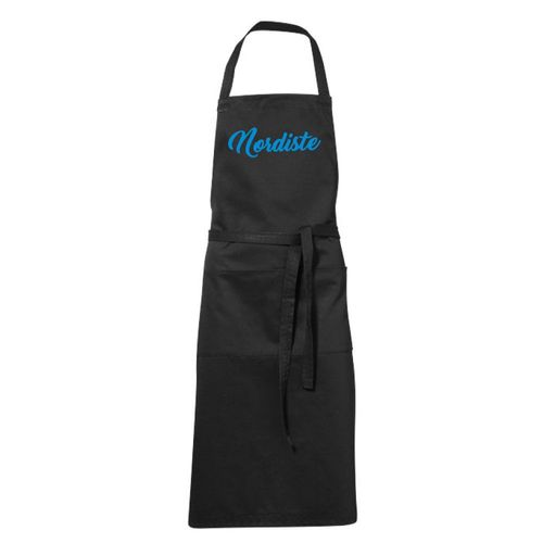 Tablier Humoristique De Cuisine Noir Nordiste