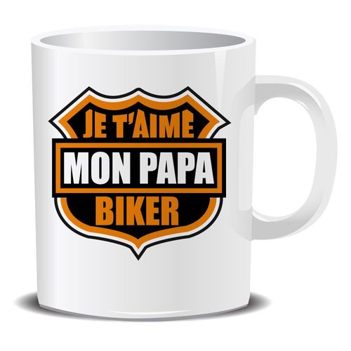 Tablier Humoristique Papa Biker