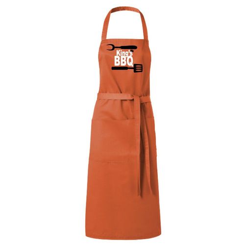 Tablier Humoristique Orange King Bbq