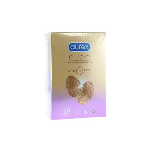 Durex Préservatif Nude Sans Latex Boite De 20 