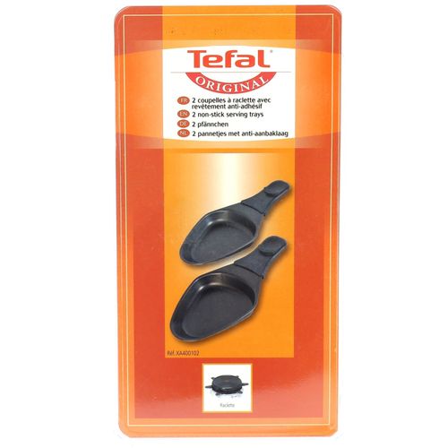 Poelon raclette triangle par 2, xa400102 pour Raclette Tefal