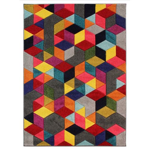 Tapis Coloré Design Et Moderne Spectrum 160x230 Cm Multicolore - Novatrend