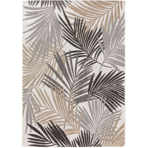 Tapis D'extérieur Cleo Noir 300x400 Cm - Tapis Outdoor Pour Balcon, Terrasse Et Jardin