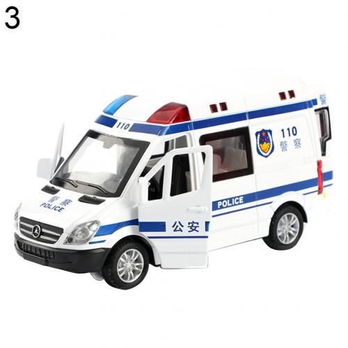 Mini Lampe Sonore En Métal, Jouet Pour Enfants, Voiture De Police, Ambulance, Jouet Pour Améliorer La Reconnaissance, Capacité De Manipulation Des Couleurs