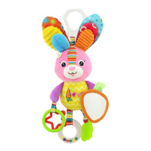 Poupée Mignon Oiseau/Papillon/Lapin, Lit De Bébé, Hochets Doux Suspendus, Jouet De Poussette