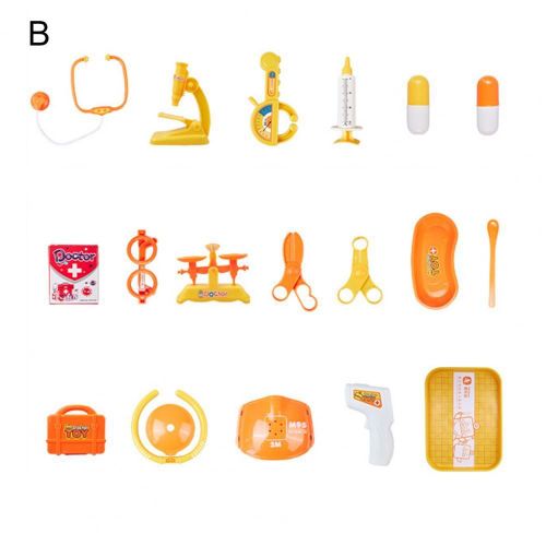 1set Semblant Jouer Jouet Réaliste Longue Durée De Vie En Plastique Maison De Jeu Docteur Set Jouet Pour Garçon Enfants