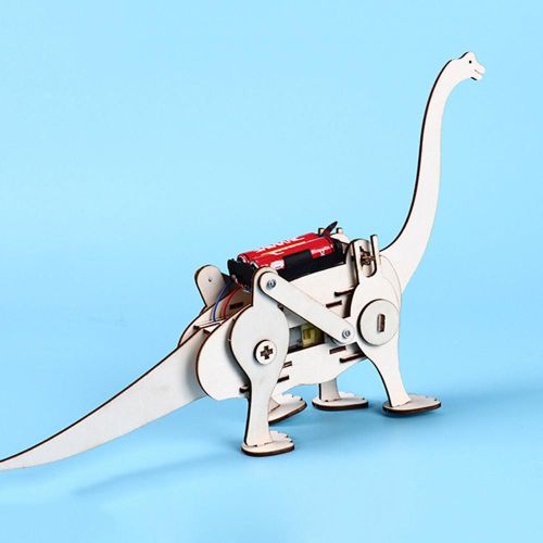 Jouets Avec Tige De Dinosaure En Bois, Kits De Modèles Pour Enfants, Marche Électrique 3d, Puzzle, Bricolage, Jouet Éducatif Pour Garçons