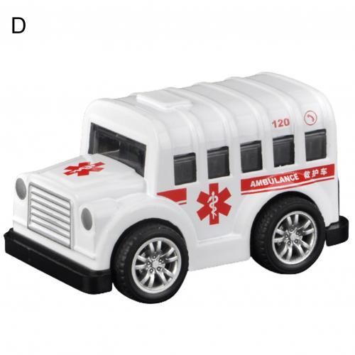 Mini Voiture De Police En Métal, Camions, Bus Scolaire, Ambulance, Jouet Pour Enfants, Cadeau D'Anniversaire Pour Garçons, Nouveauté