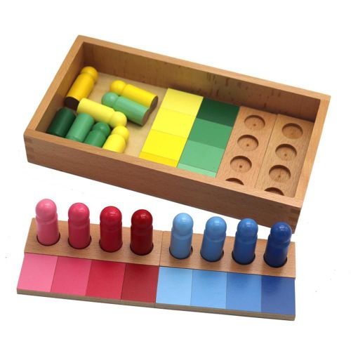 Blocs De Construction Montessori, Jeu De Correspondance Des Couleurs, Jouets Éducatifs Pour Enfants, Garçons Et Filles, Cadeau De Noël