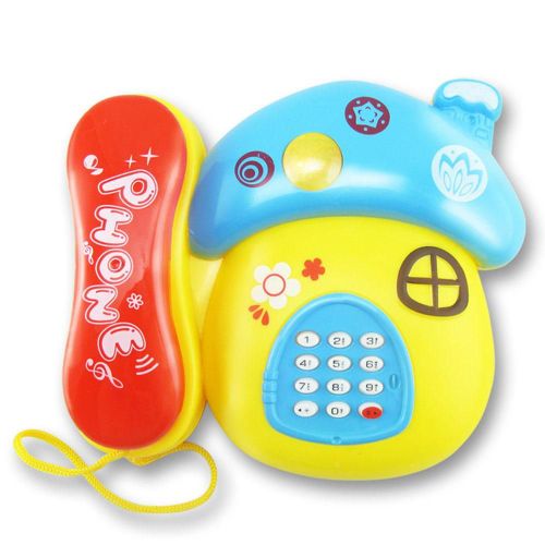 Jouet De Téléphone À Fil De Musique De Dessin Animé Amusant, Développement Éducatif Pour Enfants, Cadeau De Noël, Nouveau
