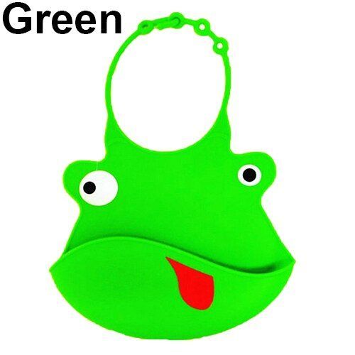 Bavoir D'Alimentation En Silicone, Lavable, Imperméable, Mignon, Animal, Tigre, Grenouille, Bébé, Enfant