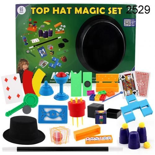 Kit De Magie Pour Enfants, Puzzle, Accessoires Magiques Simples Pour Débutants, Tours De Magicien Excitants, Spectacle De Performance Avec Manuel D'Instruction