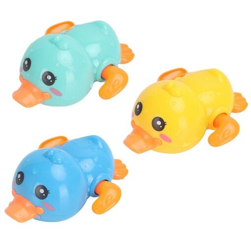 Jouet de bain en forme de canard nageur, 3 pi&egrave;ces,
