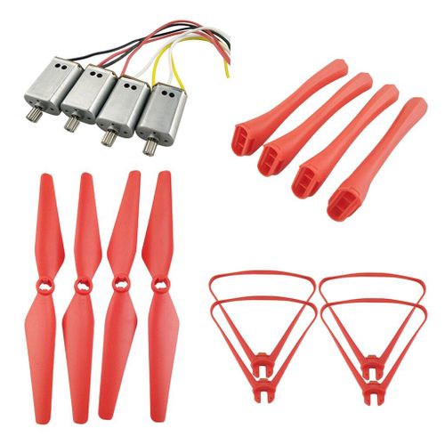 Accessoires D'hélice, Train D'atterrissage Et Bague De Protection Et Moteur Pour Syma X8sw X8sc X8sg X8 Pro Rc Drone Hélicoptère Quadcopter-Générique-Générique