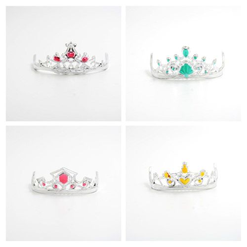 Bandeaux Couronne En Strass Pour Enfants, 8 Pièces/Lot, Diadème De Princesse, Accessoires De Coiffure Pour Nouveau-Né