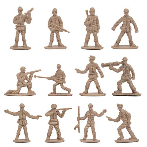 Figurines De Soldats Militaires En Plastique 360 1/72, Figurines De L'Armée, Modèle Accessoires
