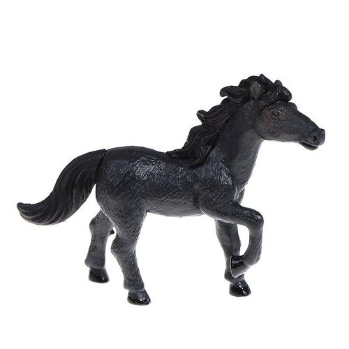 Poupée De Simulation Cheval Poney Micro Paysage Bonsaï, Ornement En Pvc, Poupée Faite À La Main, 1 Pièce