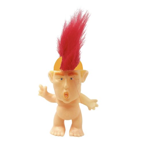 Poupées Porte-Bonheur Mohawk Punk Vintage, Pour Collections, Projets Scolaires, Cadeaux De Fête, Coiffures Cool De 6cm De Haut