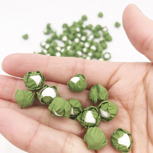 Mini Légumes En Argile Faits À La Main, 5 Pièces, Cuisine Réaliste, Maison De Poupée, Miniatures, Chou-Fleur Chinois