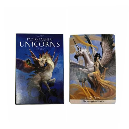 Jeu De Société Licorne Oracle, Guide Pour Vivre Une Vie Unique Et Authentique, 34 Cartes De Tarot De Divination