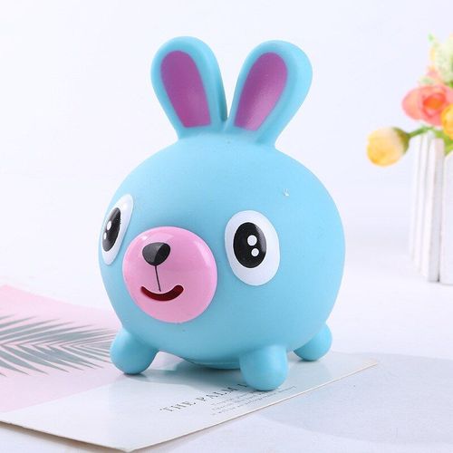 Jouet À Presser Pour Enfant, Nouveauté, Lapin, Lapin, Cochon, Tigre, Ours, Anti-Stress, Dessin Animé, Doux, Push, Son De Grincement, Cadeaux