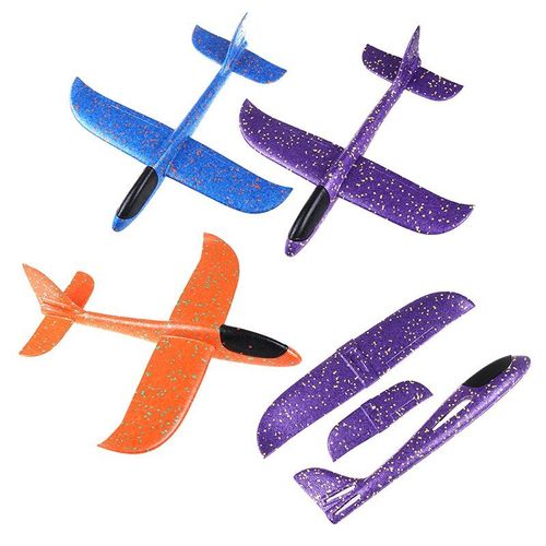 Planeur Volant De 48cm À Lancer À La Main, Jouets Pour Enfants, Bricolage, Mousse, Modèle D'Avion, Remplissage De Sac De Fête, Jeu