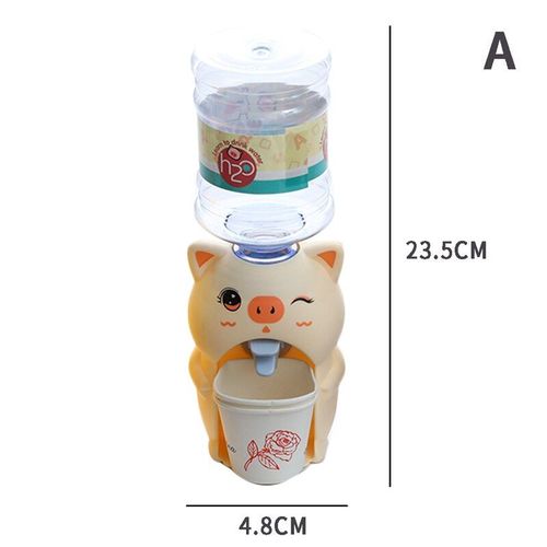 Mini Distributeur D'Eau Pour Enfants, Joli Cadeau D'Eau, Jus De Lait, Fontaine À Boire, Simulation D'Animaux De Dessin Animé, Jouet De Cuisine