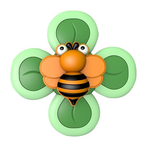 Toupie À Ventouse De Dessin Animé Pour Bébé, Jouet De Bain, Spinner À Main, Anti-Stress, Jouets D'Apprentissage Précoce