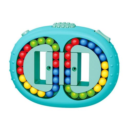 Cube Anti-Stress, Petit Haricot Magique Rotatif, Jouet Anti-Stress Pour Enfants Adultes, En Plastique, Cadeau Pour Enfants De 5-7 12-15 Ans