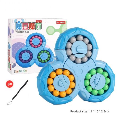 Cube Rotatif Magique Pour Enfant, Doigt D'Intelligence, Gyro Disque Magique, Jouet Éducatif, Cadeau De Jour