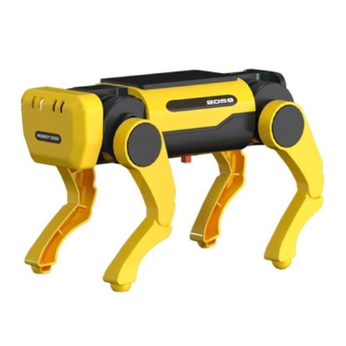 Robot Intelligent Bionique Quadrirotor Pour Chien, Jouet Mécanique À Tige Solaire, Assemblage Éducatif, Puzzle Scientifique Et Technique, Cadeau De Noël