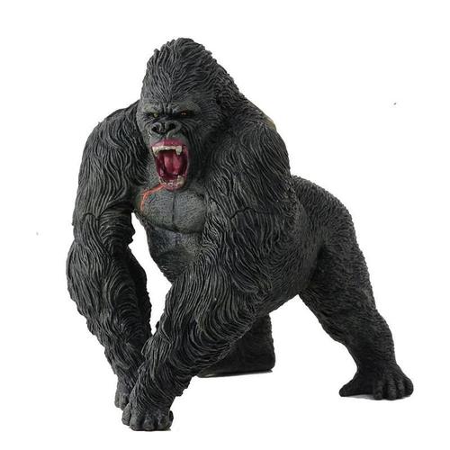Figurines De Dessin Animé Roi Gorille, Orang-Outan, Poupées Garçon, Modèle Animal Chimpanzé O3c7
