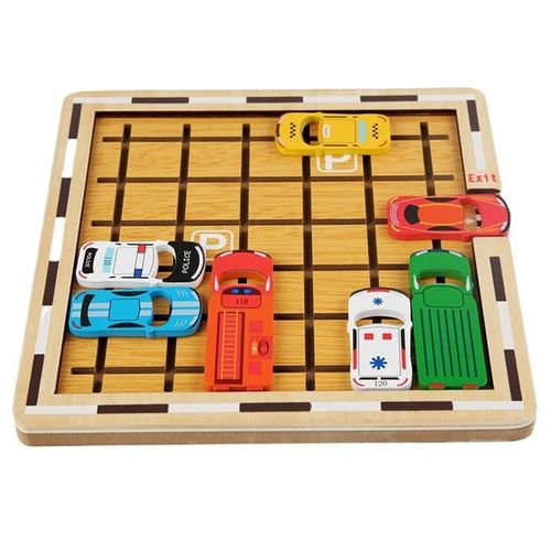 Puzzle Pour Enfants, Jeu De Déplacement De Voiture Du Garage, Jouets Éducatifs D'Apprentissage Pour Enfants D'Âge Préscolaire, Garçons Et Filles