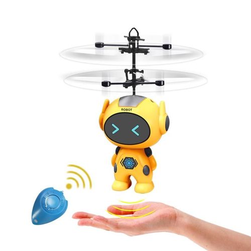 Avion Électrique Rc À Induction Infrarouge, Chargement Usb, Mini Vol Robot En Plastique, Jouets De Suspension D'Avion Électronique, Cadeaux De Noël Pour Enfants