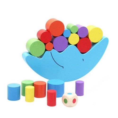 Jouets Éducatifs Montessori En Bois Pour Enfants, Blocs D'Équilibrage, Jeu Pour Bébé Chil B1j2