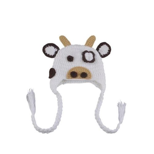 Accessoires De Photographie Pour Bébé, Vêtements Mignons En Forme De Vache Au Crochet, Chapeau Tricoté, Pantalons, Tenues Douces Pour Nourrissons, S2k8