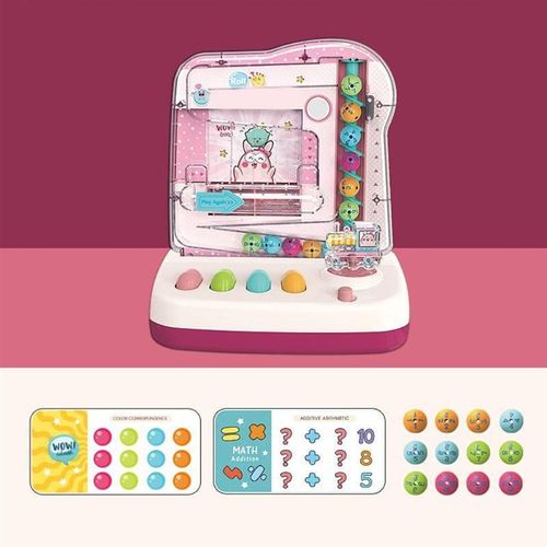 Puzzle Éducatif À Billes Roulantes, Machine De Jeu Interactif Parent-Enfant, Cadeau De Noël Pour La Journée Des Enfants