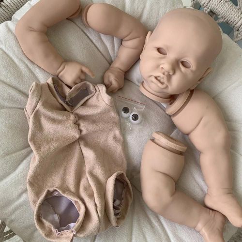 Pièces De Couchage Vierges Pour Bébé, Kit De Bricolage En Vinyle Inachevé, Non Peint, 55cm, R9v2