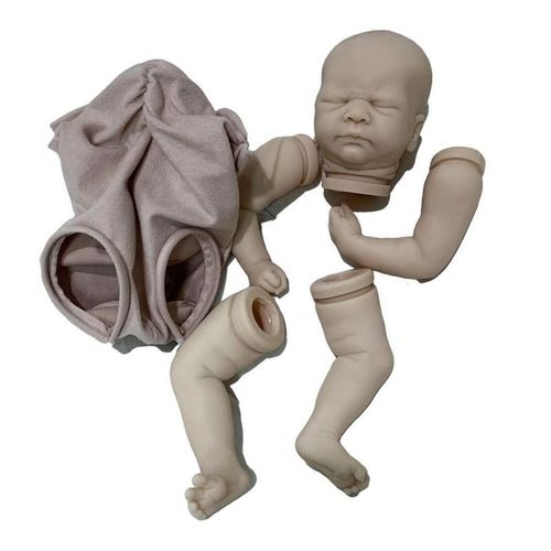 Kit De Renaissance Réaliste Pour Bébé, 17 Pouces, Pièces Vierges Non Peintes, Bricolage Inachevé, Z4f1