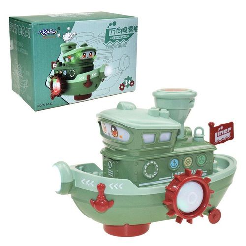 Jouet De Croisière Universel Électrique Pour Enfants, Bateau À Jet De Musique, Éclairage De Navigation À Fumée, Cadeaux D'Interaction Parent-Enfant, Nouveau