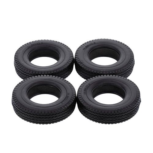 Pneus En Caoutchouc Avec Éponge, Largeur 20mm, 25mm, Pour Camion Tracteur 1:14 Tamiya, 4 Pièces, 85mm