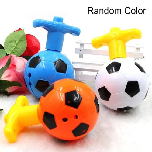 Gyroscope Rotatif Clignotant À Led Pour Enfants, Musique, Flash De Football, Jouet Rotatif Électrique Au Bout Des Doigts