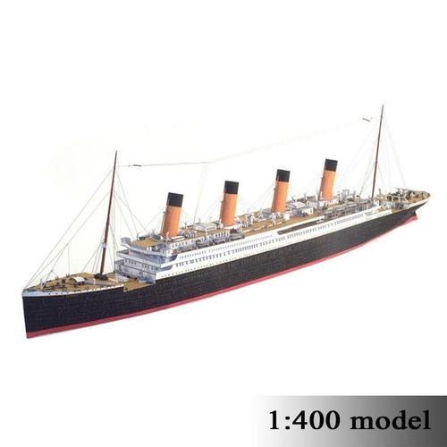 Bateau De Croisière Titanic 1:400, Modèle De Navire En Papier, Fait À La Main Pour Enfants, Loisirs De Bricolage, Cadeau, Jouets En Briques, Militaire L5o0